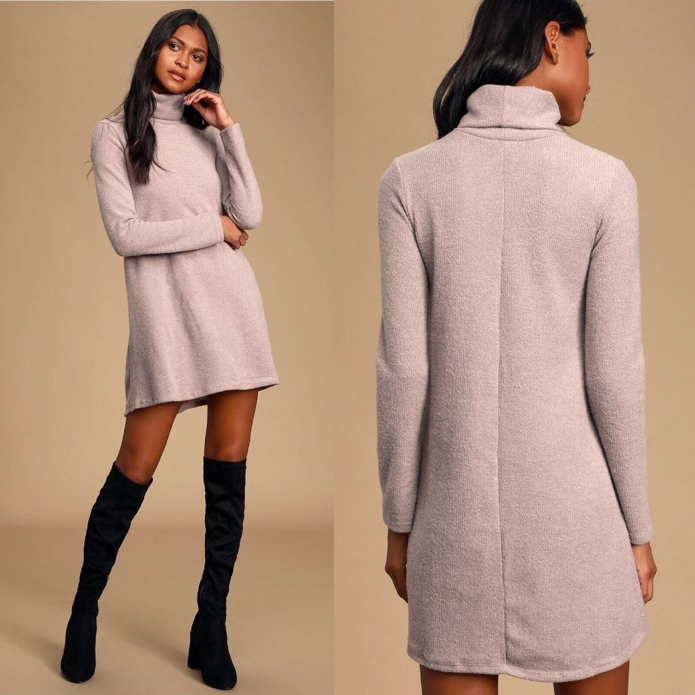 Lulus Turtleneck Sweater Dress Size XS - Picture 8 of 8